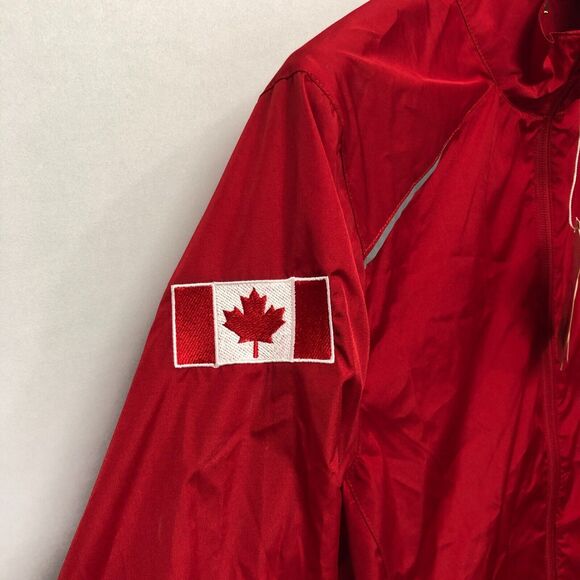 NWT Hornblower Niagara Cruises Adult Windbreaker Hacket Size Small Red B311 -10 - Picture 9 of 16